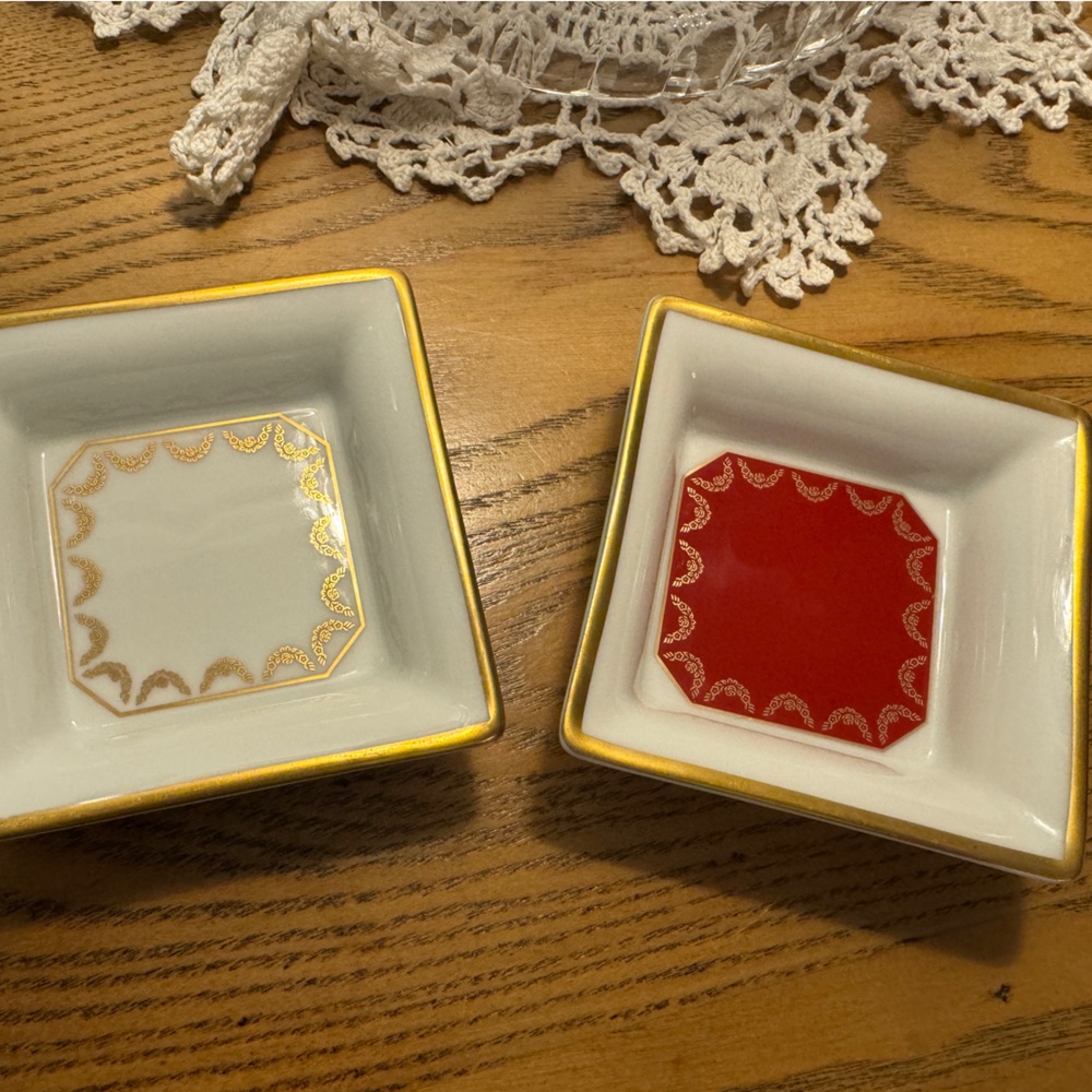 Limoges Cartier “Trinity” Trinket Dish - Set of 3 - Picture 2 of 5